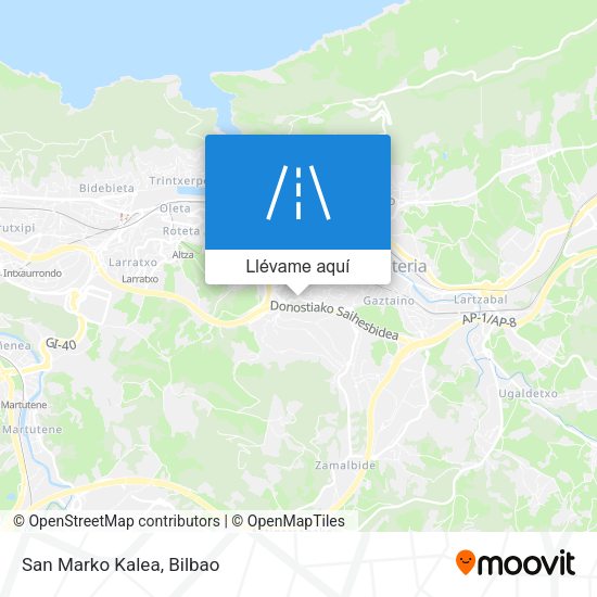 Mapa San Marko Kalea