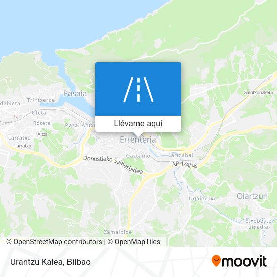 Mapa Urantzu Kalea