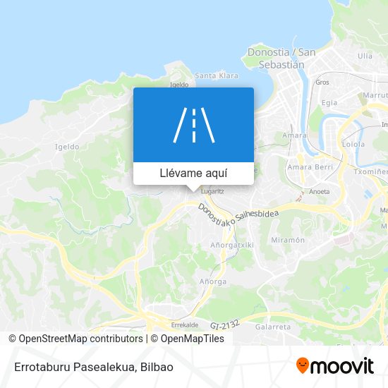 Mapa Errotaburu Pasealekua