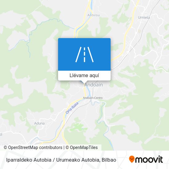 Mapa Iparraldeko Autobia / Urumeako Autobia