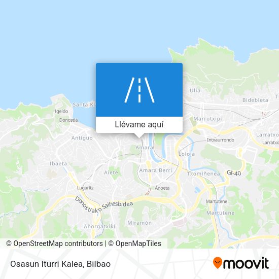 Mapa Osasun Iturri Kalea