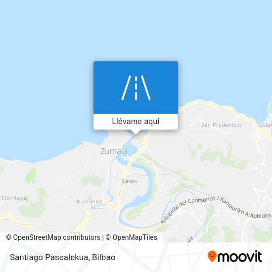 Mapa Santiago Pasealekua
