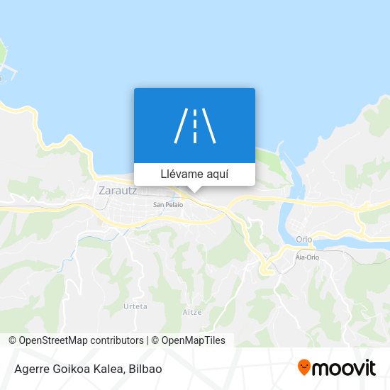 Mapa Agerre Goikoa Kalea