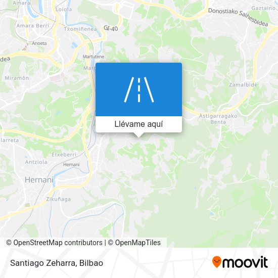 Mapa Santiago Zeharra