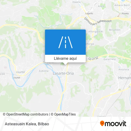 Mapa Asteasuain Kalea