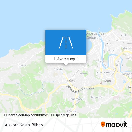 Mapa Aizkorri Kalea