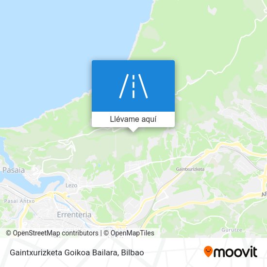 Mapa Gaintxurizketa Goikoa Bailara