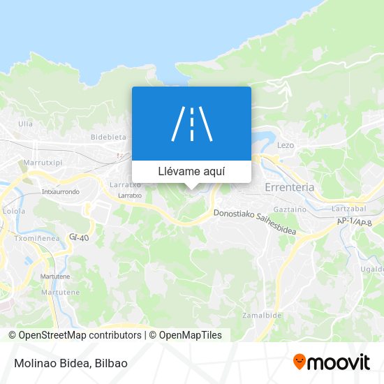 Mapa Molinao Bidea