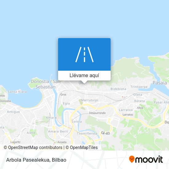 Mapa Arbola Pasealekua