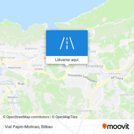 Mapa Vial Papin-Molinao