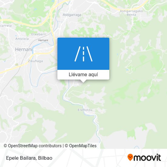 Mapa Epele Bailara