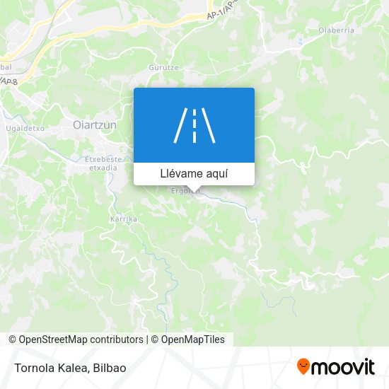 Mapa Tornola Kalea