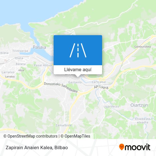 Mapa Zapirain Anaien Kalea