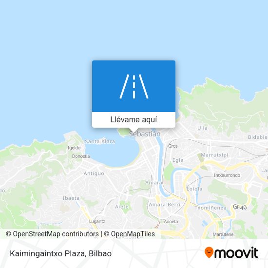 Mapa Kaimingaintxo Plaza