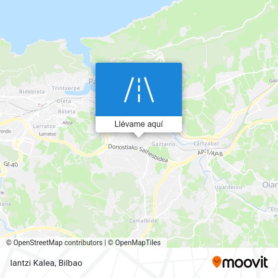 Mapa Iantzi Kalea