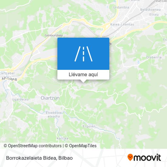 Mapa Borrokazelaieta Bidea
