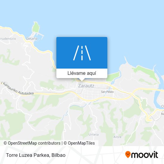 Mapa Torre Luzea Parkea