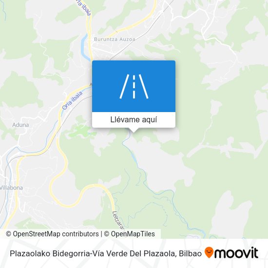 Mapa Plazaolako Bidegorria-Vía Verde Del Plazaola
