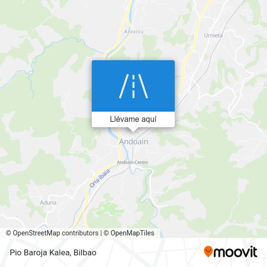 Mapa Pio Baroja Kalea