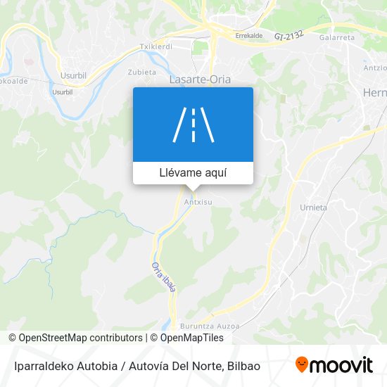 Mapa Iparraldeko Autobia / Autovía Del Norte