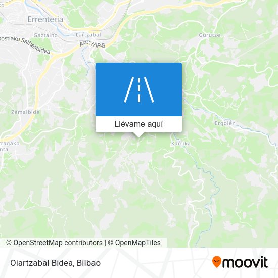 Mapa Oiartzabal Bidea