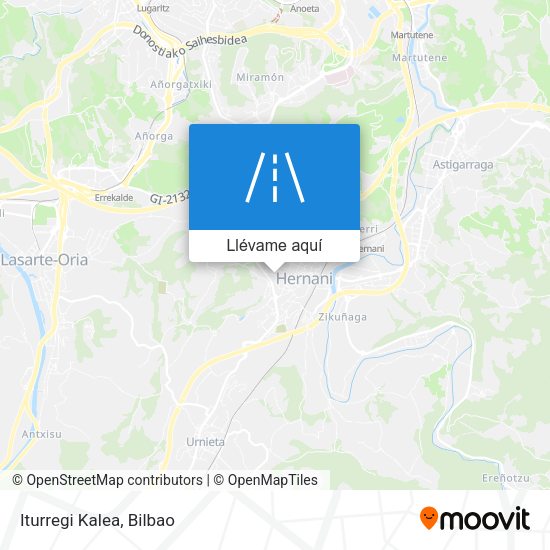Mapa Iturregi Kalea