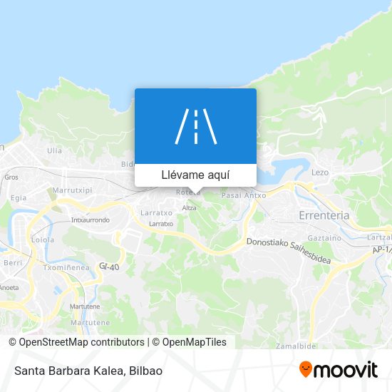 Mapa Santa Barbara Kalea