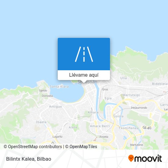 Mapa Bilintx Kalea