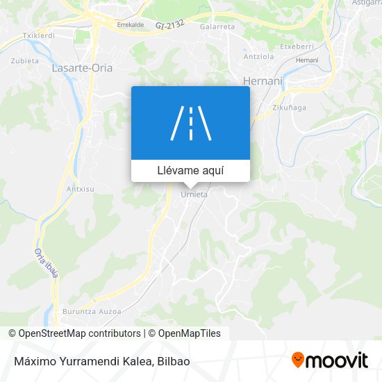 Mapa Máximo Yurramendi Kalea