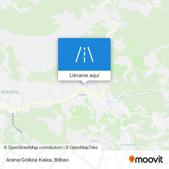 Mapa Arana-Goikoa Kalea