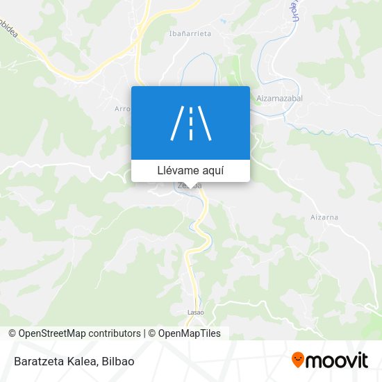 Mapa Baratzeta Kalea
