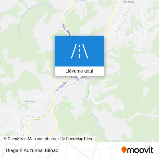 Mapa Olagain Auzunea