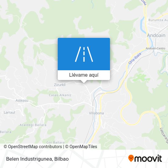 Mapa Belen Industrigunea