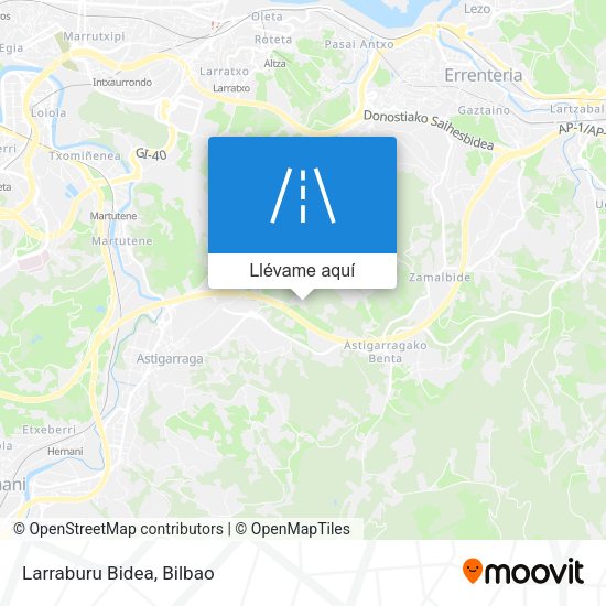 Mapa Larraburu Bidea