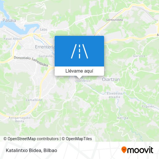 Mapa Katalintxo Bidea