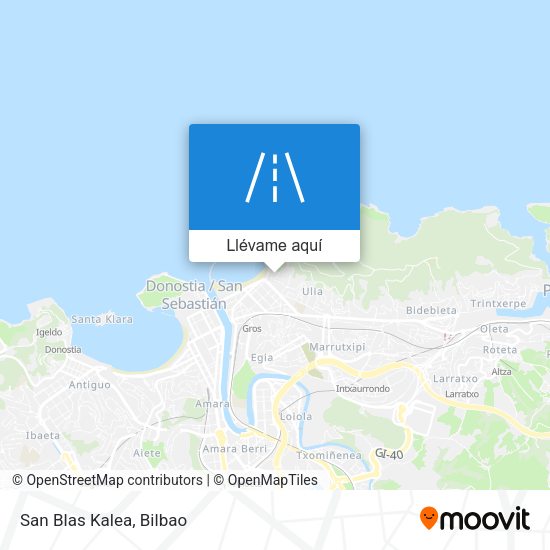 Mapa San Blas Kalea