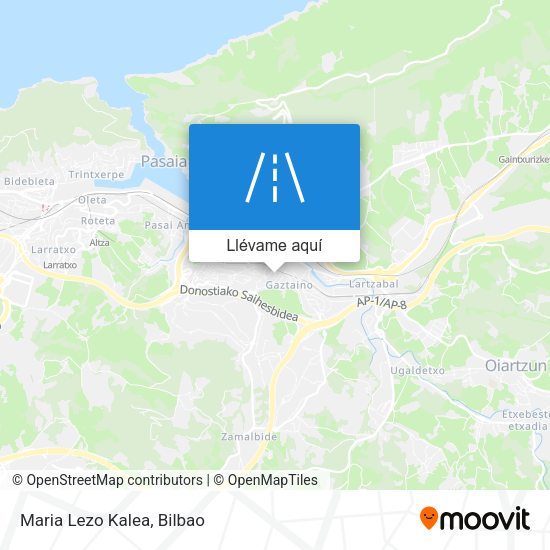 Mapa Maria Lezo Kalea