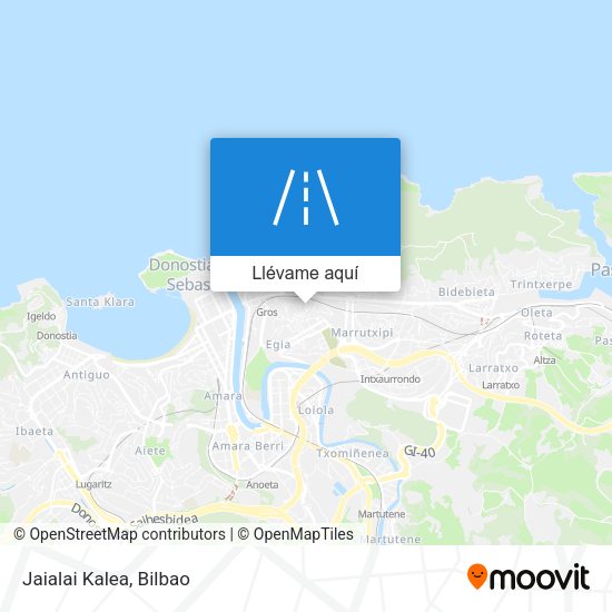Mapa Jaialai Kalea