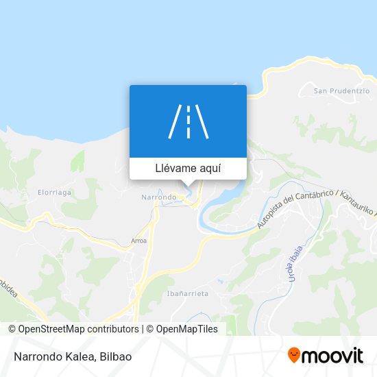 Mapa Narrondo Kalea
