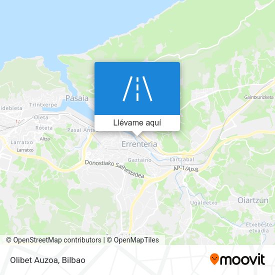 Mapa Olibet Auzoa