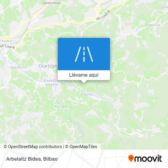 Mapa Arbelaitz Bidea