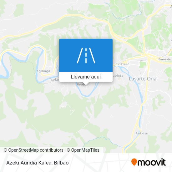 Mapa Azeki Aundia Kalea
