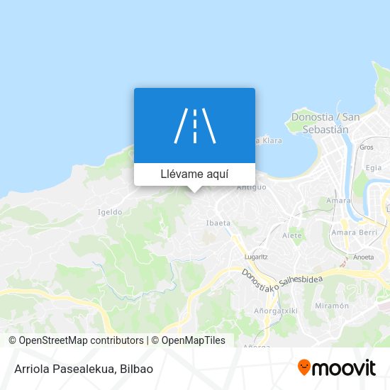Mapa Arriola Pasealekua