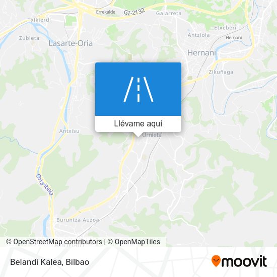 Mapa Belandi Kalea