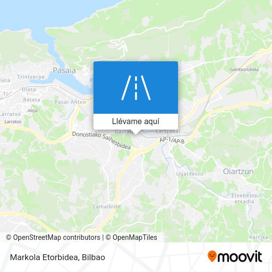 Mapa Markola Etorbidea