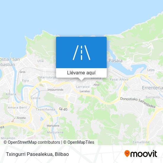Mapa Txingurri Pasealekua