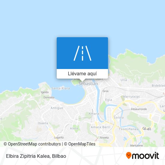 Mapa Elbira Zipitria Kalea