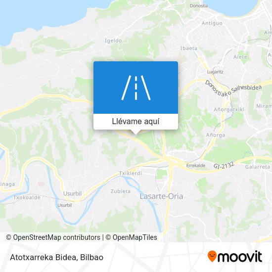 Mapa Atotxarreka Bidea