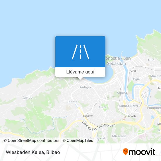 Mapa Wiesbaden Kalea