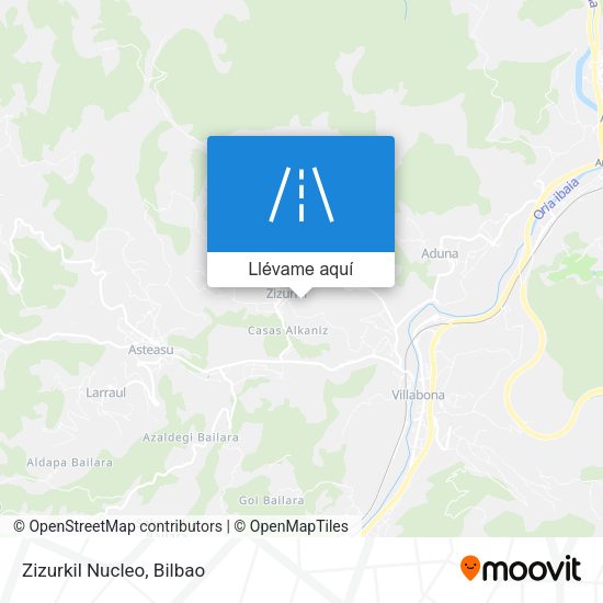 Mapa Zizurkil Nucleo